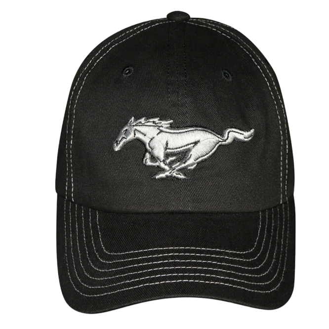Ford Mustang Basecap in schwarz - Running Pony